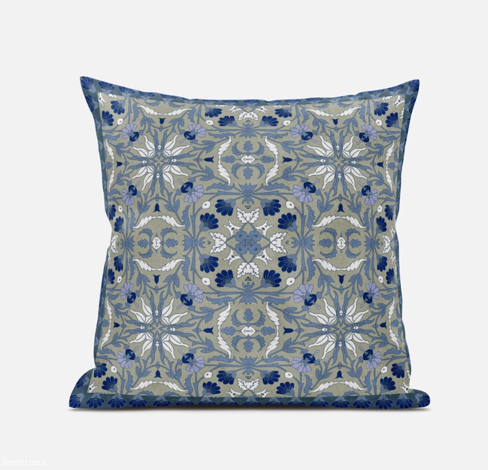 18 Gray Indigo Paisley Zippered Suede Throw Pillow Abbey Wood London   UyKvTI6CEgnoE7340074 