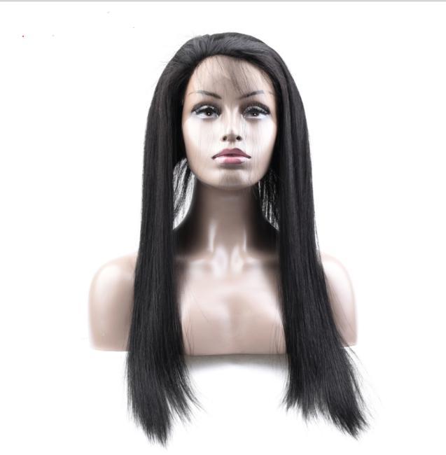 Size: 18inch 360 Real Hair Straight Hair Block 22x4x2inch Straight Lace ...